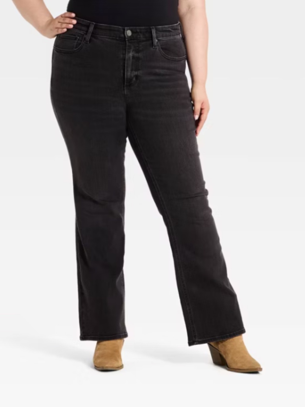 Wrangler Women's 16Black Boot Cut Jeans